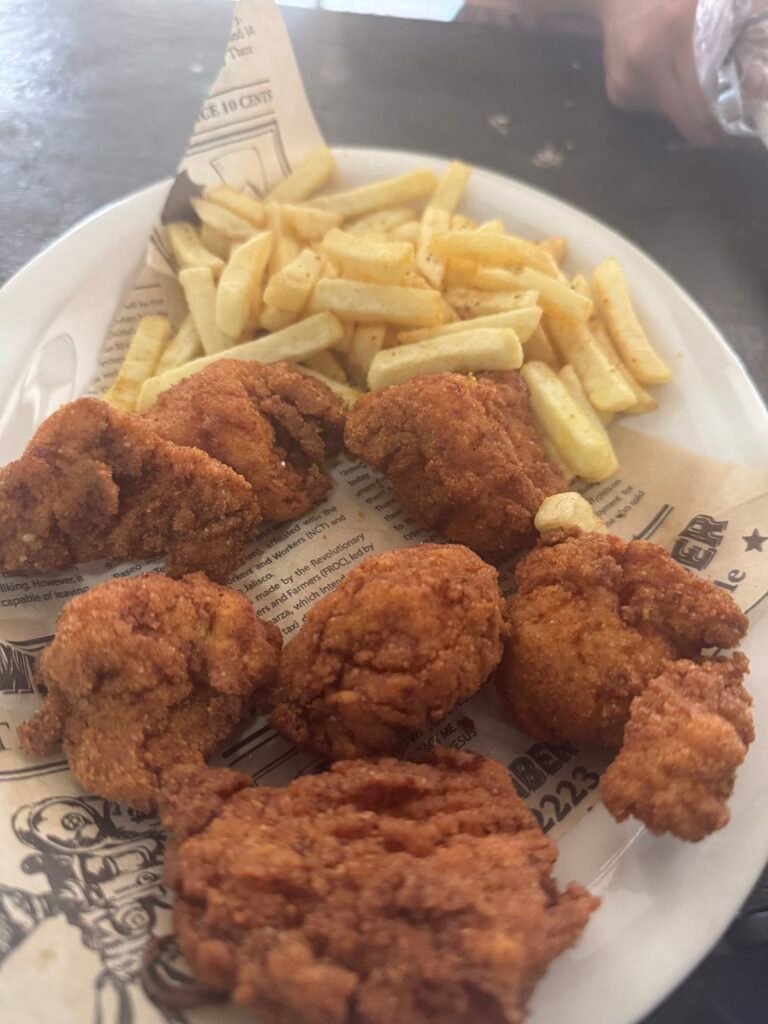 NUGGETS CASEROS CON PAPAS A LA FRANCESA